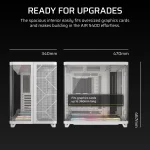 Corsair AIR 5400 LX-R RGB | iCUE LINK Triple Chamber | Mid-Tower PC Case | 3x Fans Included - New - Image 5