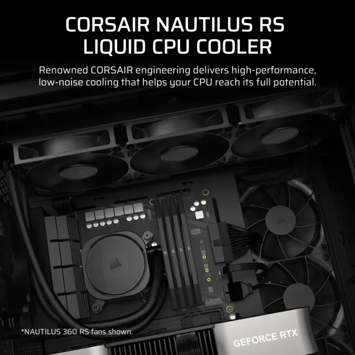 Corsair NAUTILUS 240 | 240mm Radiator | Liquid CPU Cooler | Intel LGA 1851/1700 & AMD AM5/AM4 - New - Image 5