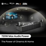 Hisense HT Saturn | 4.1.2 Channel | 720W RMS | Dolby Atmos & DTS:X | Wireless - New - Image 9