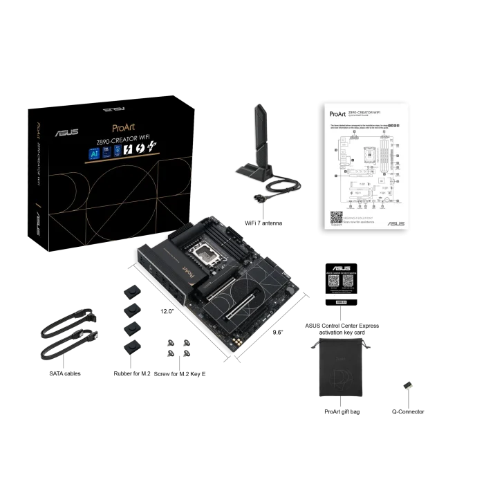 ASUS ProArt Z890-Creator WiFi | LGA 1851 | DDR5 192GB Max | Wi-Fi 7 | 5x M.2 - New - Image 4