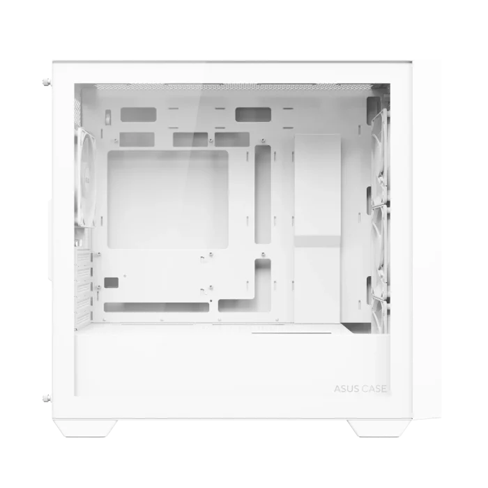 ASUS A21 Plus TG ARGB | Micro-ATX / Mini-ITX | Tempered Glass | 4x ARGB Fans | White - New - Image 4