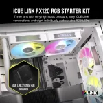 Corsair iCUE LINK RX120 RGB | 120mm Fan | White Triple Pack | PWM Control | RGB Lighting - New - Image 7