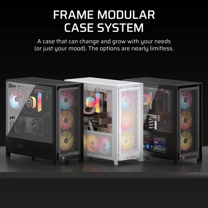 Corsair 5000D RS Mid-Tower Case | 4x RS 140mm PWM Fans | 2x 2.5" Bays | 1x 3.5" Bay - New - Image 5