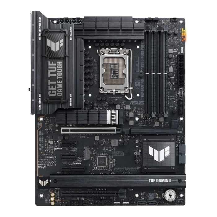 7ac7404ab617f06a68c4033771d240f2fc5e769e ASUS TUF Gaming Z890-Plus WIFI | LGA1851 | DDR5 192GB | ATX | Wi-Fi 7 - New - Image 1