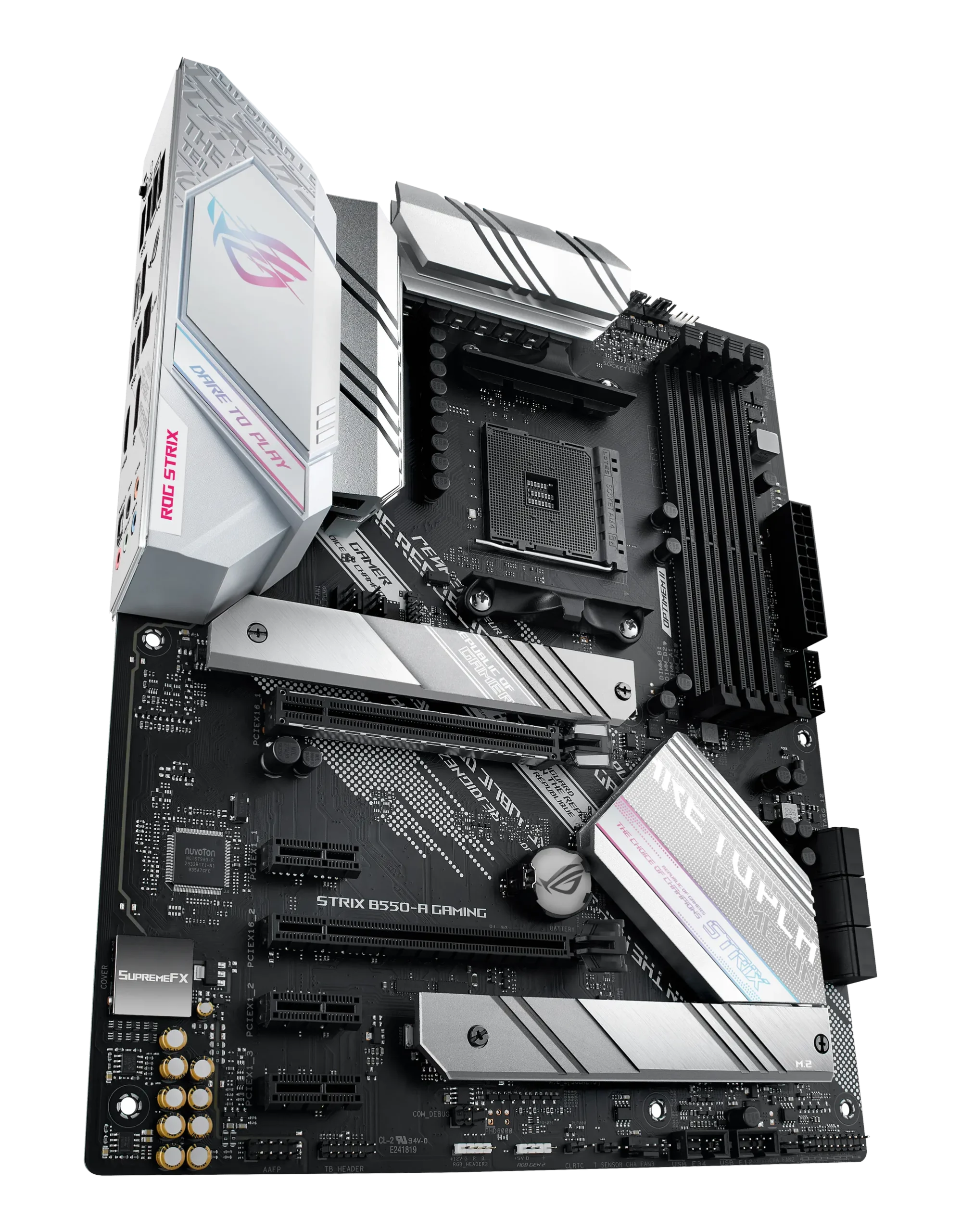 85936613_2637716104 ASUS ROG STRIX B550-A GAMING | ATX Motherboard | AMD AM4 Socket | DDR4 128GB Max | PCIe 4.0 - New - Image 1
