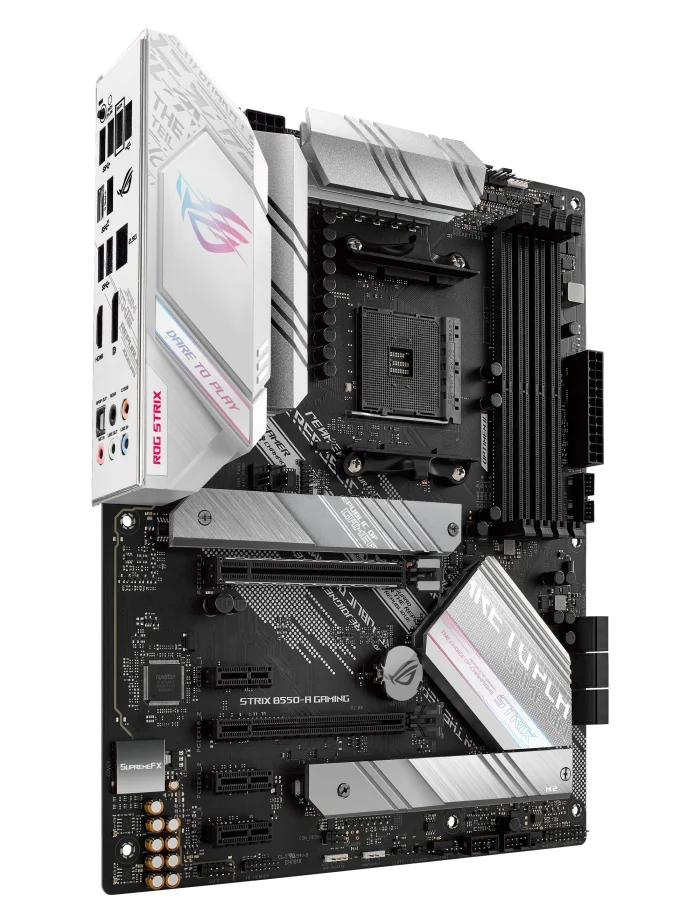 ASUS ROG STRIX B550-A GAMING | ATX Motherboard | AMD AM4 Socket | DDR4 128GB Max | PCIe 4.0 - New - Image 2