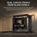Corsair AIR 5400 RS-R ARGB | Mid-Tower ATX Case | Triple Chamber | 3x ARGB Fans Included - New