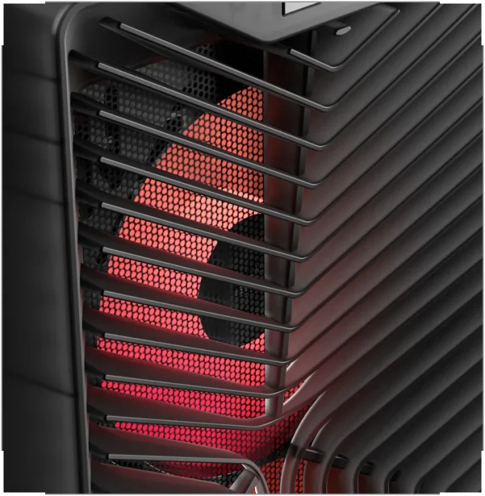 3200D RS ARGB Mid-Tower PC Case; 3x RS120 ARGB fans incl - Smoke. - Image 9