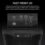 3200D RS Mid-Tower PC Case; 3x RS120 fans incl - Smoke. - Image 9