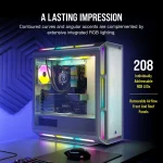 Corsair iCUE 5000T RGB | Midi Tower | ATX/EATX/mATX | 4x 120mm RGB Fans Included - New