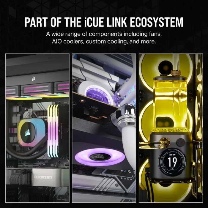 Corsair iCUE LINK RX120 RGB | 120mm Fan | White | Single Pack - New - Image 11
