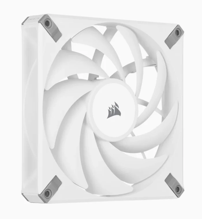 Corsair AF ELITE Series; AF140 ELITE WHITE; 140mm Fluid Dynamic Fan with AirGuide; Single Pack. - Image 1