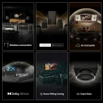 Hisense HT Saturn | 4.1.2 Channel | 720W RMS | Dolby Atmos & DTS:X | Wireless - New - Image 12