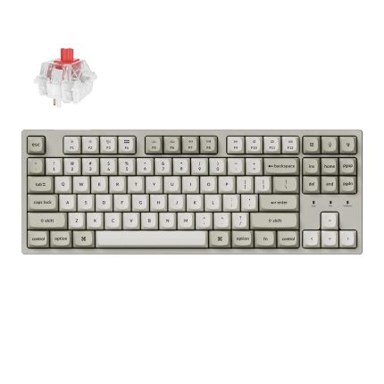 Keychron C1 Pro 8K | TKL 80% Layout | 8000 Hz Polling Rate | Hot-Swappable | RGB Wired - New