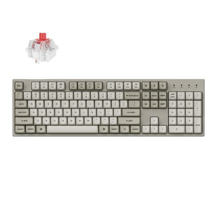 Keychron C2 Pro 100% | 8000Hz Polling Rate | Hot-Swap Super Red Switches | QMK/VIA RGB - New
