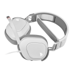 Corsair HS80 RGB USB Wired Over-Ear Gaming Headset — White - Image 3
