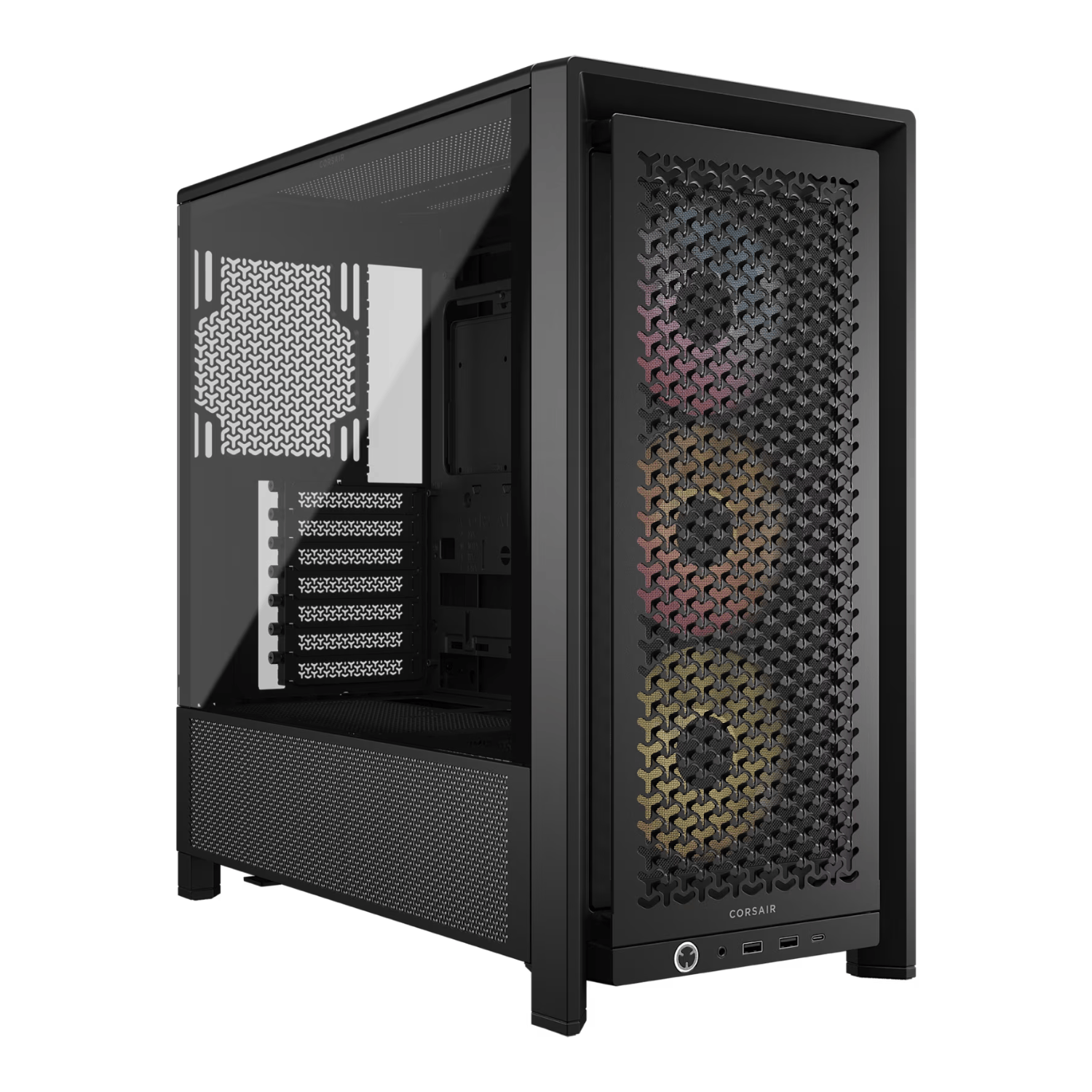 Corsair FRAME 4000D RS ARGB Modular Mid-Tower PC Case – Black