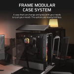 Corsair FRAME 4000D RS ARGB Modular Mid-Tower PC Case - Black - Image 13