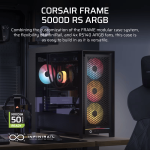 Corsair FRAME 5000D RS High-Airflow Mid-Tower PC Case - Black - Image 11