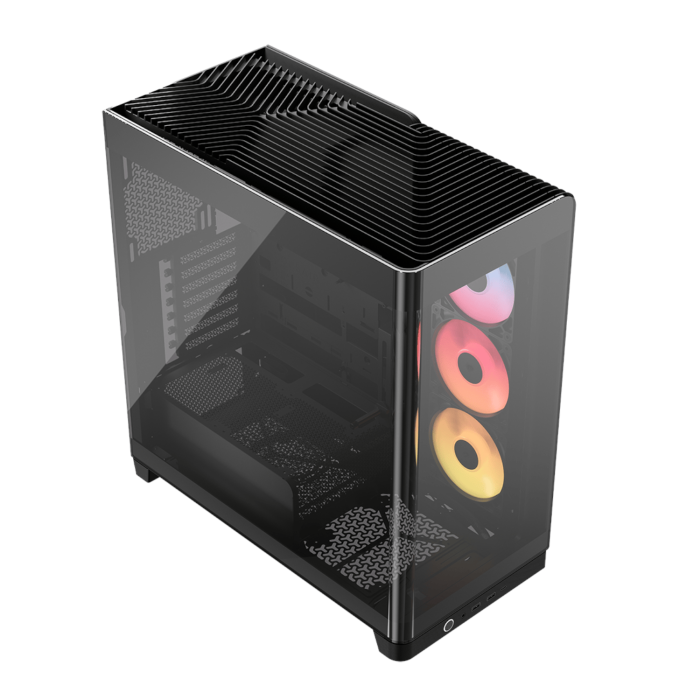 Corsair FRAME 4500X RS-R ARGB Panoramic Glass Mid-Tower PC Case - Black - Image 5