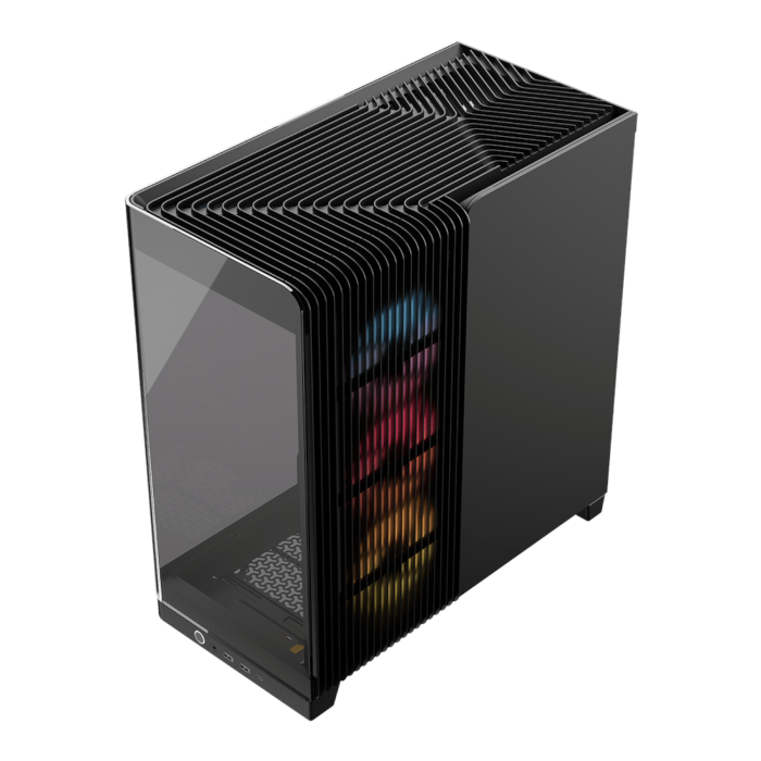 Corsair FRAME 4500X RS-R ARGB Panoramic Glass Mid-Tower PC Case - Black - Image 6