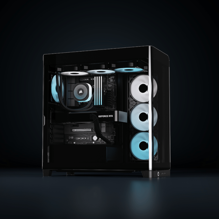 Corsair FRAME 4500X RS-R ARGB Panoramic Glass Mid-Tower PC Case - Black - Image 8