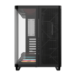 Corsair AIR 5400 LX-R RGB iCUE LINK Triple Chamber Mid-Tower PC Case - Black - Image 13