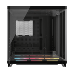 Corsair AIR 5400 LX-R RGB iCUE LINK Triple Chamber Mid-Tower PC Case - Black - Image 14