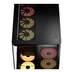 Corsair AIR 5400 LX-R RGB iCUE LINK Triple Chamber Mid-Tower PC Case - Black - Image 16