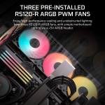 Corsair 3500X RS-R ARGB Mid-Tower PC Case - Black - Image 12