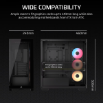Corsair 3500X RS-R ARGB Mid-Tower PC Case - Black - Image 14