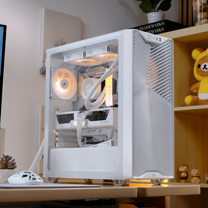 Corsair 3200D RS ARGB Mid-Tower PC Case – White - Image 15