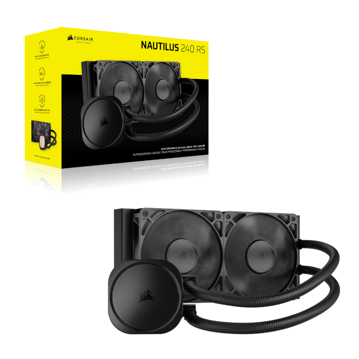 Corsair NAUTILUS 240 RS Liquid CPU Cooler - Black - Image 22