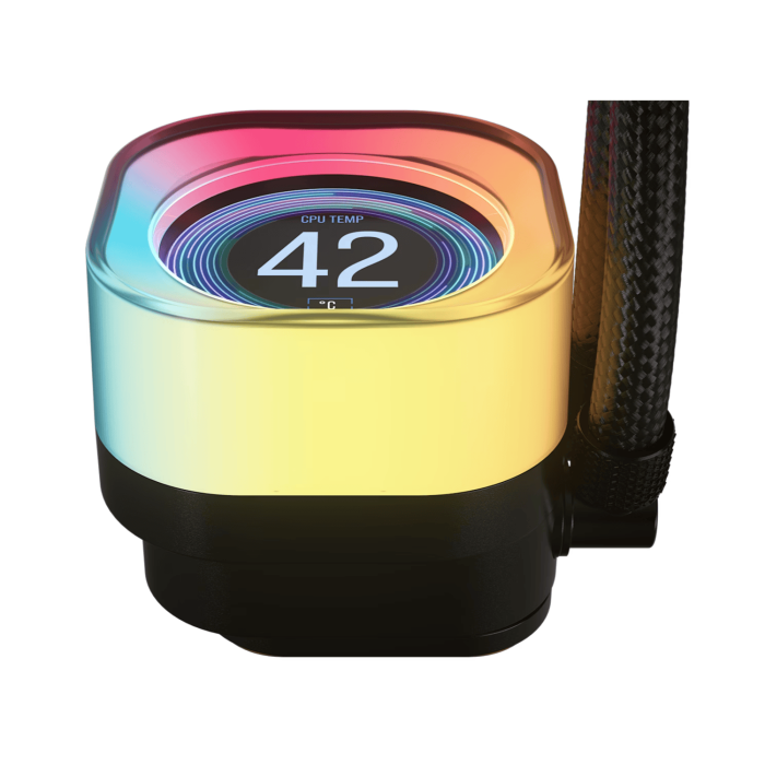Corsair iCUE LINK TITAN 360 RX LCD Liquid CPU Cooler - Black - Image 14