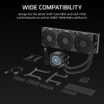 Corsair NAUTILUS 360 RS LCD Liquid CPU Cooler - Black - Image 14