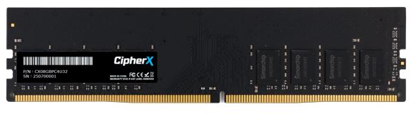 CX32GBPC4U32 CipherX PRO Series | 32GB DDR4 | 3200MHz | UDIMM | Desktop Memory - New - Image 1