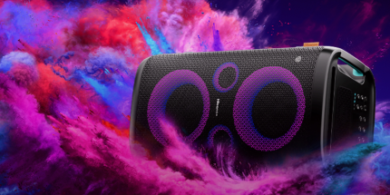 Hisense HP100 Party Rocker One | Bluetooth Party Speaker | LED Light Show | TWS Pairing | Built-in Mic - New