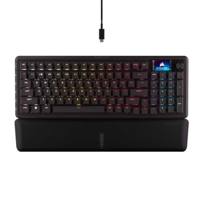 Corsair VANGUARD RGB | 96% Compact Layout | MLX Fusion Tactile Switches | Full RGB Backlit | Wired - New - Image 1