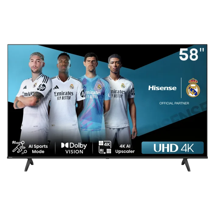 a6-58_zhda Hisense LEDN58A6N | 58-inch UHD 4K | Smart TV | VIDAA Smart OS | HDR - New - Image 1