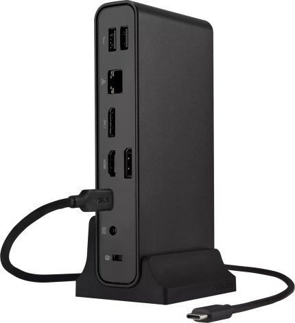 ASUS DC301 USB-C Dock | RJ45 Ethernet | 3x USB + USB-C | HDMI + DisplayPort | SD Card + Audio - New