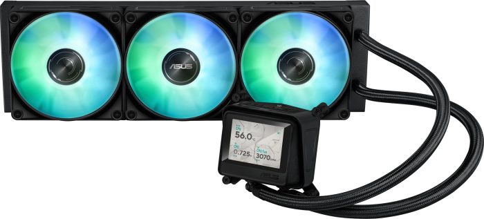ASUS ROG MAX GAMING LC 360 ARGB LCD | 360mm AIO Liquid Cooler | ARGB LCD Display | Intel & AMD Compatible - New - Image 1
