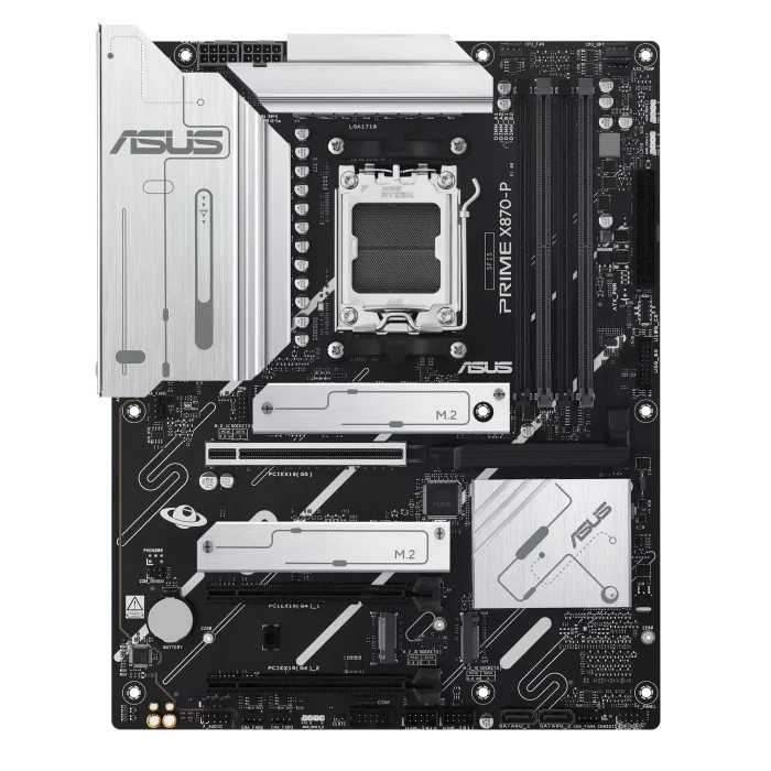 ASUS PRIME X870-P | ATX AM5 Motherboard | DDR5 192GB Max | 4x M.2 NVMe | 2.5GbE LAN - New - Image 2