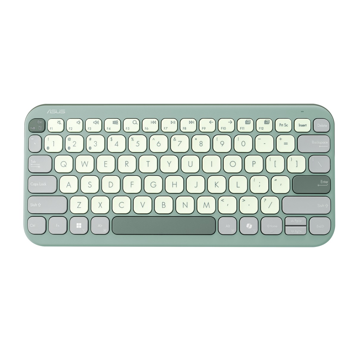 asus_marshmallow_keyboard_kw100_product_photo_green_tea_latte_01_copilot ASUS Marshmallow Keyboard KW100 | Bluetooth 5.0 | Compact Ultrathin | Wireless | Green Tea Latte – New