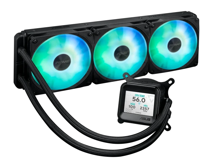 ASUS Prime LC 360 ARGB LCD | 360mm Radiator | ARGB LCD Display | Intel & AMD Compatible | AIO Liquid Cooler - New - Image 7