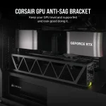 Cooler Master GPU Anti-Sag Bracket | Universal Fit | Adjustable Height | Easy Install | Sleek Black Design - New