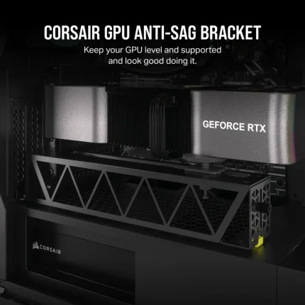 Cooler Master GPU Anti-Sag Bracket | Universal Fit | Adjustable Height | Easy Install | Sleek Black Design - New