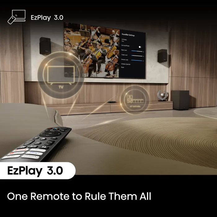 Hisense HT Saturn | 4.1.2 Channel | 720W RMS | Dolby Atmos & DTS:X | Wireless - New - Image 17