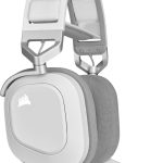 Corsair HS80 RGB Wireless | Premium White | Spatial Audio | 50mm Drivers | Omni-Directional Mic - New