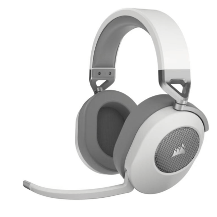 Corsair HS65 Wireless | Premium White | 50mm Audio Drivers | Omnidirectional Mic - New