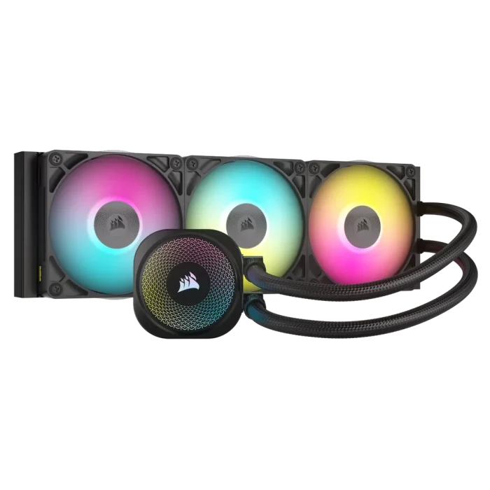 Corsair iCUE LINK TITAN 360 RX RGB | 360mm AIO Liquid Cooler | RX120 RGB Fans | Intel LGA 1851/1700 | AMD AM5/AM4 - New - Image 1